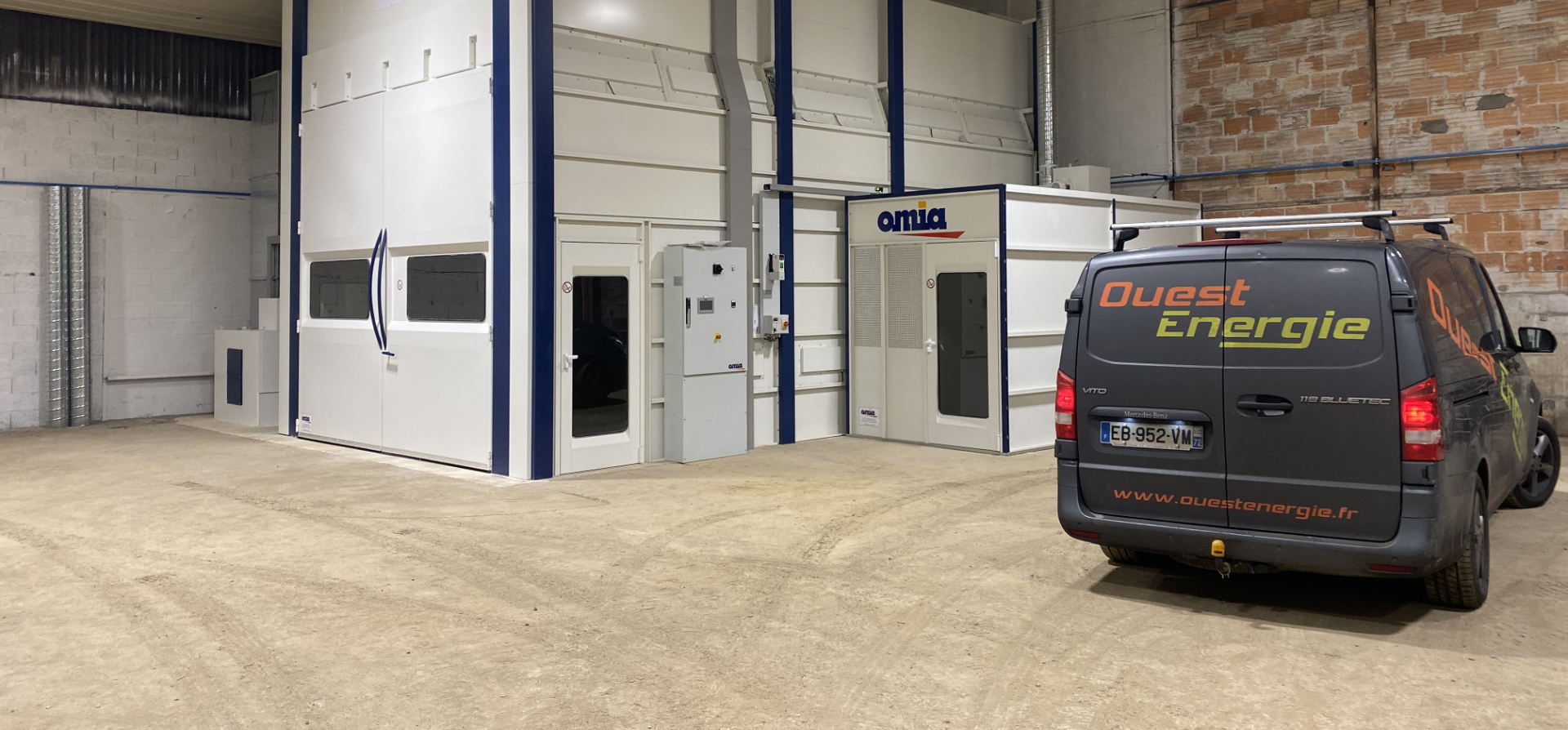 OUEST ENERGIE Bruleur Industriel Sarthe Cabine De Peinture